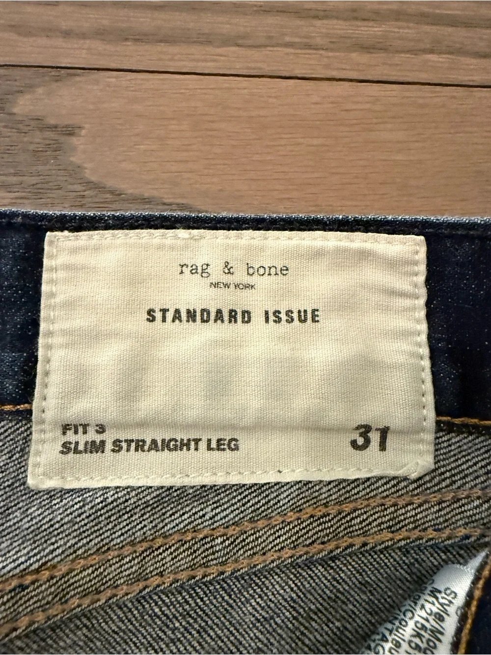rag & bone Men's Slim Straight Jeans - Indigo 31x30